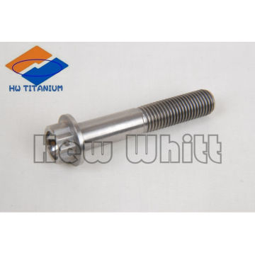 high end titanium 12 point bolt flange head